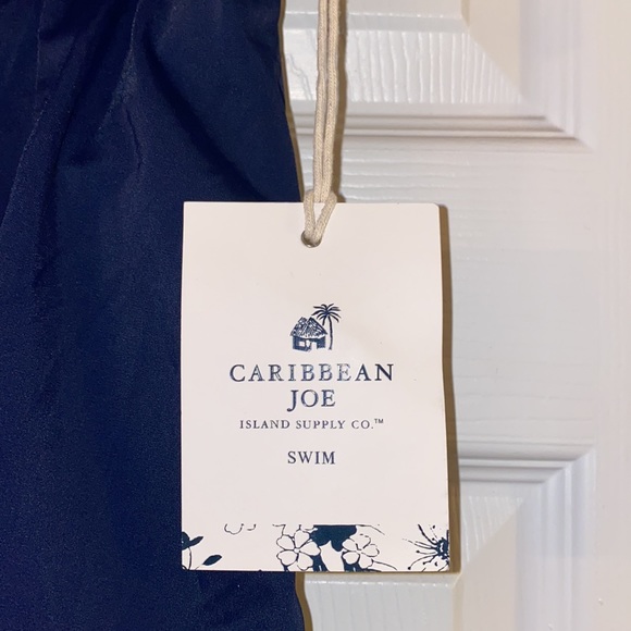 NEW Caribbean Joe Island Supply Company Swim - size 12 navy - Picture 2 of 4